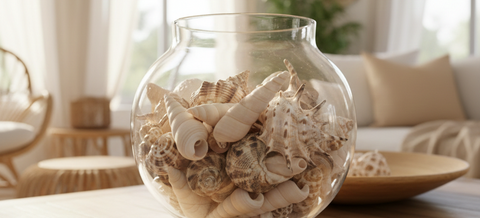 Coquillages décoratifs : Conseils pour utiliser les coquillages pour décorer votre intérieur