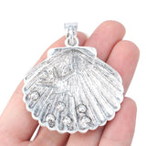 Pendentif Coquillage étoile de mer et Strass