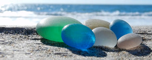 Les verres de mer : Trésors de plage, colorés fascinants
