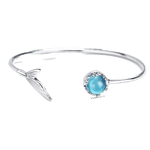 Bracelet queue de sirène argenté