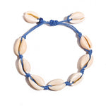 Bracelet Coquillage Cauris Cordon Bleu