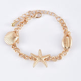 Bracelet Coquillage et étoile de mer