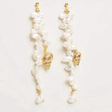 Boucles d'oreilles Coquillage Perles Baroques